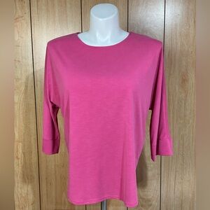 Green Envelope Pink Blouse SZ - L